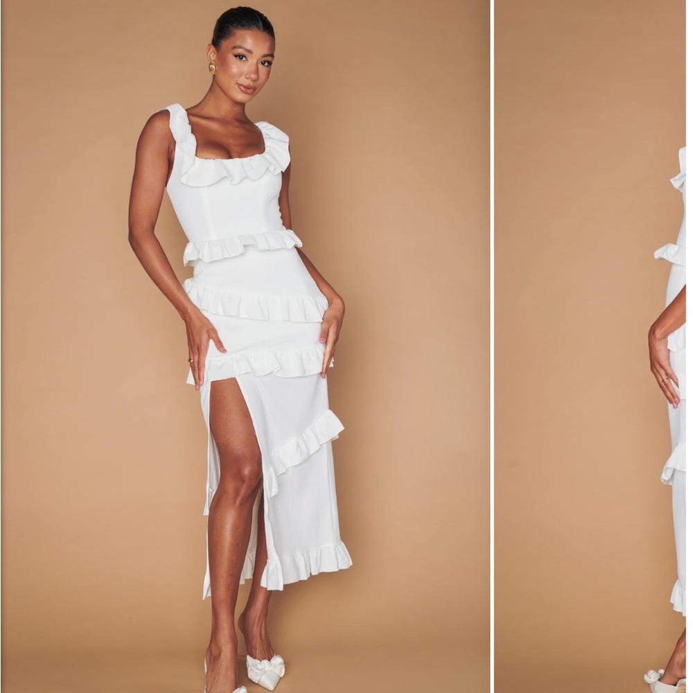 Show Me Your MuMu Greta Ruffle Dress